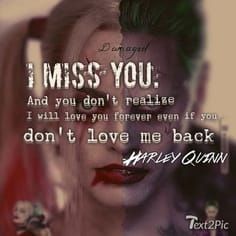 Sorry I just love Harley Quinn quotes Someone Special Quotes, Joker Y Harley Quinn, Missing Someone Quotes, Harley And Joker Love, Harley Quinn Quotes, Harley Quinn Art, Joker Quotes, Joker And Harley Quinn, Badass Quotes