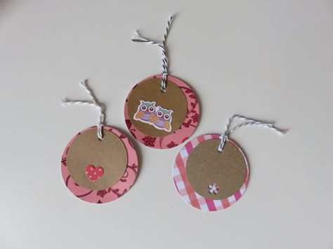 Labels maken met ponsen Drop Earrings, Tags, Van