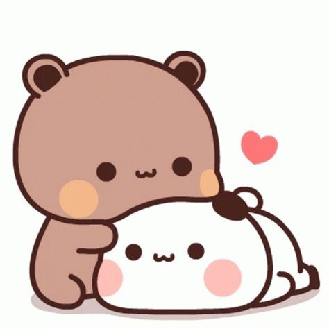 Love Couple GIF - Love Couple Hug - Discover & Share GIFs Calin Gif, Funny Koala, Whatsapp Stickers, Chibi Cat, Cute Bunny Cartoon, Cute Bear Drawings, Images Kawaii, Cute Panda Wallpaper, Cute Cartoon Images