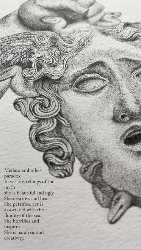 Stippling Artwork #medusa #artwork #stipplingart #stippling #greekmythologytattoo Medusa Artwork, Medusa Drawing, Medusa Gorgon, Cubist Paintings, Medusa Art, Stippling Art, Greek Mythology Tattoos, Witch Shop, Dream Room Inspiration