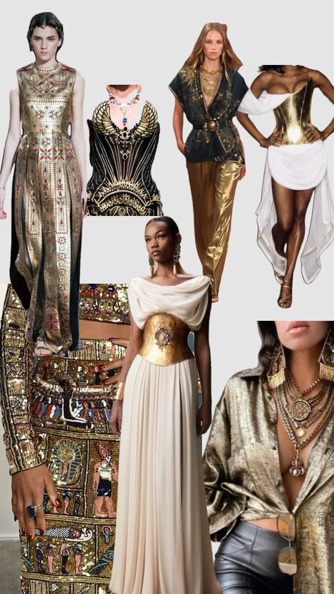 Egypt Style, Collage Des Photos, Greek Goddess, Embroidery Dress, Halloween Outfits, Style Dress, Egypt, Fashion Dresses, Dresses