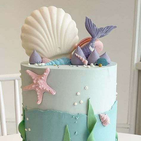 Crumbs Cake Studio on Instagram: "Another day, another mermaid cake✨🧜‍♀️🌊" Mermaid Birthday Party Decorations, Mermaid Theme Birthday Party, 3rd Birthday Ideas, 28th Birthday, Cake Studio, Kids Birthday Themes, Mermaid Theme Birthday, Mermaid Cakes, Crumb Cake