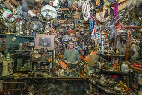 Richard, Montreal cluttered shops Maximalist Photography, City Of Ember, Shanty Town, Counter Culture, Curiosity Shop, Shop Fronts, The Guardians, Weird World, Art Boards