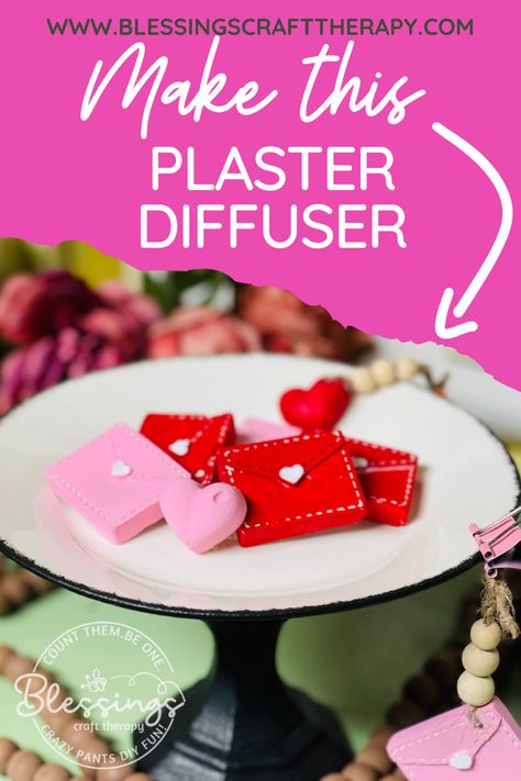 Make super cute plaster diffusers for Valentine’s day! Plaster Roses How To Make, Plaster If Paris Crafts, How To Make Plaster Of Paris Homemade, Plaster Of Paris Crafts, Homemade Plaster Of Paris, Sculpting With Plaster Of Paris, Paris Crafts, Plaster Of Paris, Diy Valentines Crafts