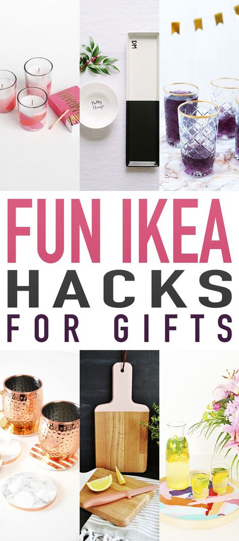 10 Fun IKEA Hacks for Gifts & Home Ikea Gift Ideas, Ikea Christmas Hacks, Ikea Christmas Gifts, Diy Homewares, Ikea Gifts, Friends Talking, Gift Hacks, Ikea Christmas, Ikea Ideas