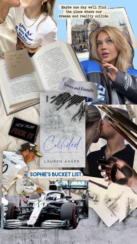 #books #f1 #collided Collided Aesthetic, Collided Lauren Asher, Lauren Asher Aesthetic, Lauren Asher, Dirty Air, You Are My Life, Book Aesthetics, Romantic Books, Maybe One Day