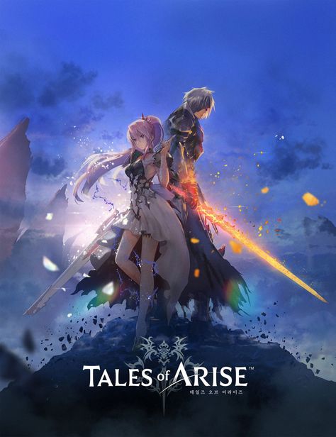 Box Art - Tales of Arise Art Gallery Tales Of Arise, Retro Games Poster, Best Rpg, Bandai Namco Entertainment, Tales Series, Game Trailers, Final Fantasy Xiv, New Poster, Video Game Art