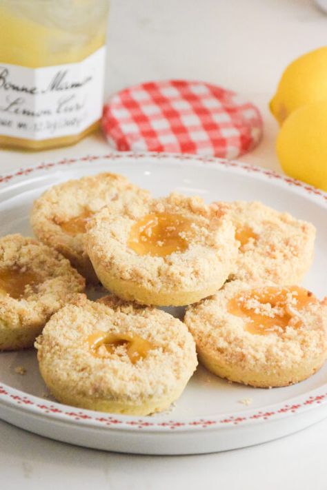 Lemon Jam, Lemon Cookie, Jam Cookies, Bar Recipes, Cookie Cups, Lemon Cookies, Cookie Bar Recipes, Crumb Topping, Holiday Cookie