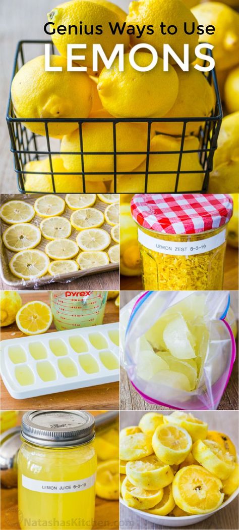 How To Store Lemon Zest, Recipes With Lemons Healthy, Lemon Juicing Recipes, What Can I Do With Lemons, What To Make With Lemons Recipes, What To Do With Lemons Before They Go Bad, Fresh Lemon Ideas, Lemon Rinds Uses, Things To Make With Lemon Juice