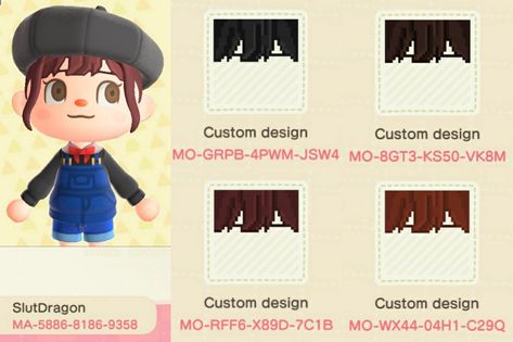 Hair Animal Crossing, Clothes Animal Crossing, Animal Crossing Hair, Cottagecore Animals, Cottagecore Animal Crossing, Animal Crossing Qr Codes, الفن الرقمي, Animal Crossing 3ds, Ac New Leaf