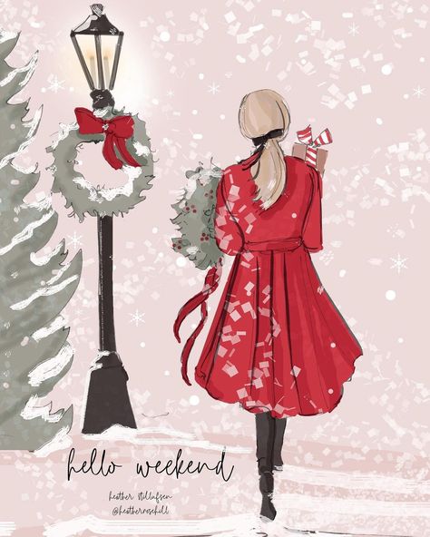 Heather 🌸 Stillufsen on Instagram: “Hello ❄️ Weekend...we are blanketed with a fresh coat of snow and there’s a feeling of magic in the air. Enjoy your weekend everyone! Take…” Heather Rosehill, Heather Stillufsen Quotes, Snow Christmas Cards, Happy Christmas Eve, Heather Stillufsen, Christmas Jokes, Rose Hill, Hello Weekend, Merry Christmas Card