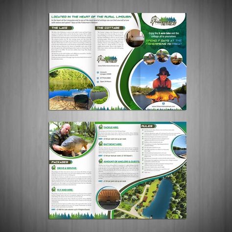 Fishing Brochure Brochure contest design#brochure#winning#Askremora Country Brochure, Farm Brochure, Treasure Hunt Map, Trippy Backgrounds, Ecommerce Web Design, Ecommerce Web, Country Park, Design Brochure, Travel Brochure