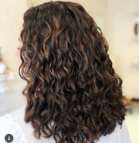 Wavy Hair Color Ideas, Curly Hair Balayage Brown, Dark Curly Hair Highlights, Dark Brown Curly Hair Balayage, Dark Curly Hair Balayage, Curly Hair Lowlights, Dark Brown Curly Hair With Highlights, Dark Curly Hair With Highlights, Curly Dark Brown Hair With Highlights