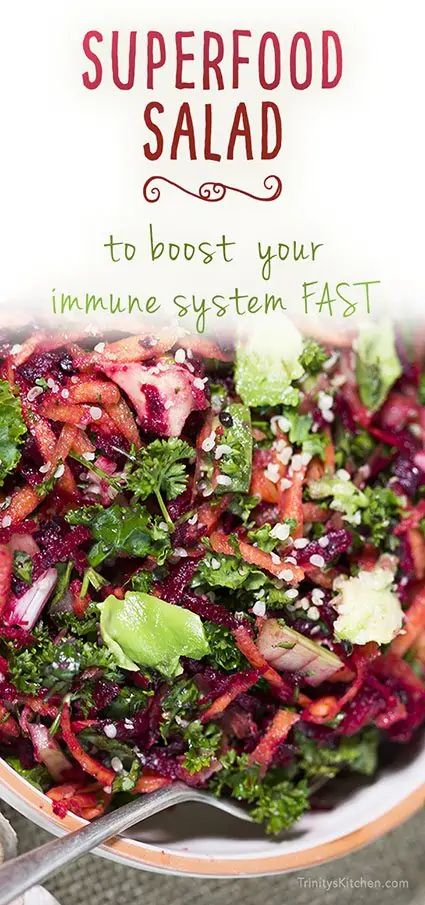 Superfood Salad to Boost Your Immune System Fast - Kind Earth Recipes Cauliflower, Goals Examples, Salad Avocado, Diy Easy Recipes, Detox Salad, Vegan Salads, Superfood Salad, Superfood Recipes, Vegan Salad Recipes