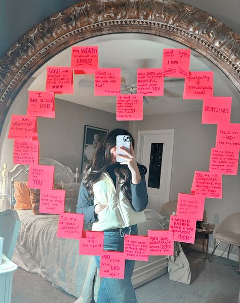 Verses To Write On Mirror, Verses To Put On Mirror, Bible Verse For Mirror, Bible Verse To Put On Mirror, Bible Mirror Quotes, Quotes To Write On Your Mirror, Bible Verse On Mirror, Truth Mirror Ideas, Mirror Affirmations Aesthetic