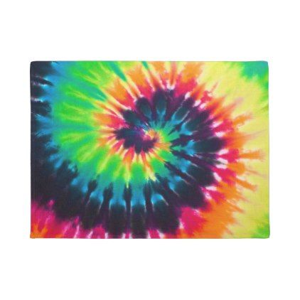 Tie Dye Rainbow Hippie Psychedelic Retro Pattern Doormat Tye Dye Rainbow Pattern, Multicolor Hippie Bandana, One Size, Tie Dye Tapestry Hippie Shop, Retro Tie-dye Cotton T-shirt, Tie Dye Background, Wyoming Cowboys, Door Way, Cheap Bohemian Tie-dye T-shirt, Toddler Bath