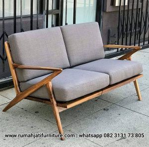 Kursi Retro Kayu Jati 2 Dudukan Sofa Retro, Sofa Santai, Furniture Dolly, Office Chair Without Wheels, Set Sofa, Retro Sofa, Modern Loveseat, Sofa Loveseat, House Furniture Design