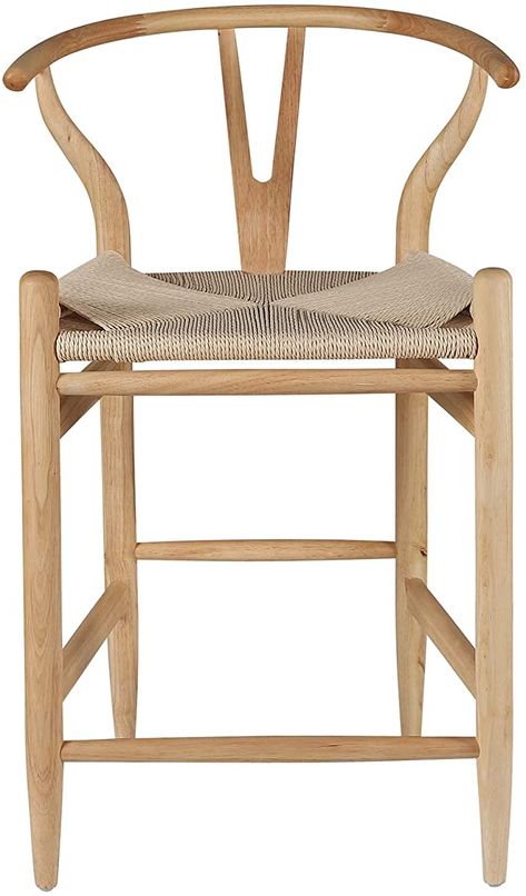 Wishbone Counter Stool, Natural Furniture, Patio Dining Chairs, Curve Design, Modern Bar Stools, Counter Height Stools, Swivel Bar Stools, Changing Wall Color, H Style