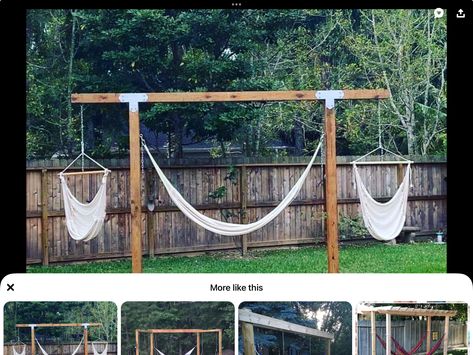 Backyard Hammock, Backyard Oasis Ideas, Backyard Beach, Outdoor Hammock, Backyard Remodel, Beginner Sewing, Backyard Playground, Have Inspiration, Backyard Diy Projects