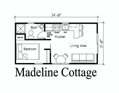 guest house plans - Yahoo Image Search Results 12x24 Tiny House Floor Plans, 12x24 Tiny House, 1 Bedroom House Plans, Loft Floor Plans, Shed Floor Plans, Loft Floor, Studio Floor Plans, Guest House Plans, Shed House Plans