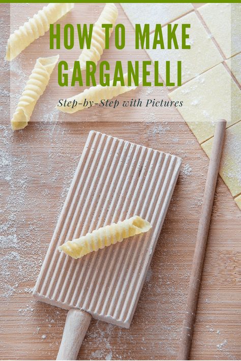 Garganelli Pasta, Cooking Ribs, Homemade Pasta Dough, Pasta Dough Recipes, Resep Pasta, Homemade Pasta Recipe, Egg Pasta, Handmade Pasta, Pasta Fatta In Casa