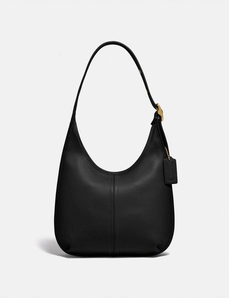 COACH: Ergo Shoulder Bag Coach Ergo, Coach Hobo Bag, Black Leather Satchel, Hobo Style, Streamlined Design, Coach Shoulder Bag, Our Legacy, Black Leather Handbags, Purse Accessories