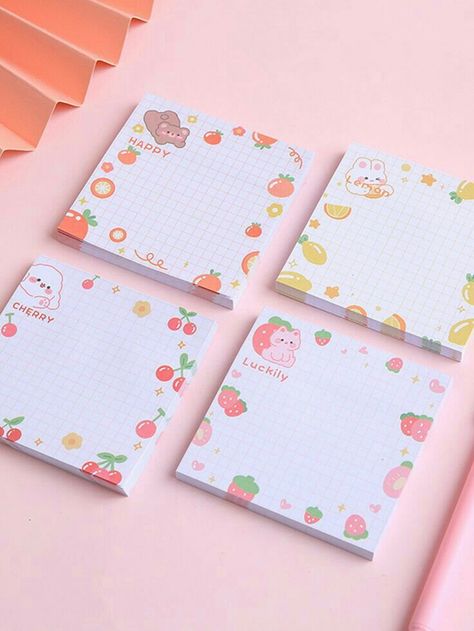 Cute Postit Notes Ideas, How To Make Sticky Notes, Post Its Aesthetic, Post It Aesthetic, Sticky Note Aesthetic, Sticky Notes Design, Cute Post It Notes, Stationary Notes, Kawaii Notes