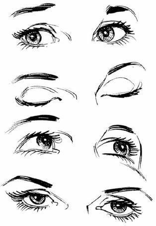 Closed Eye Drawing, Realistic Eye Drawing, Eye Drawing Tutorials, Sketch Poses, Fashion Drawing Sketches, Eye Sketch, Anatomy Sketches, Sketches Tutorial, Closed Eyes