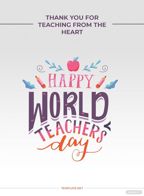 World Teachers Day Greeting Card #AD, , #PAID, #Teachers, #World, #Day, #Card, #Greeting Teachers Day Card Template, About Teachers Day, Happy World Teachers Day, World Teachers Day, About Teachers, Teachers Day Greetings, Teacher Appreciation Quotes, Card Template Free, Computer Teacher