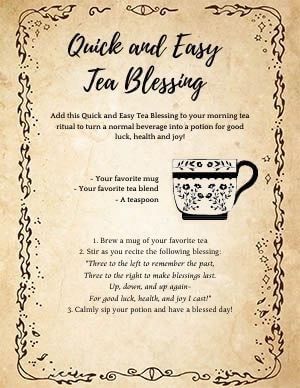 Tea Spells Witchcraft, Tea Spells, Spiritual Tea, Clarity Spell, Witch Practice, Blessing Spell, Witch Recipes, Tea Magic, Night Time Tea