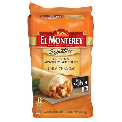 Walmart Groceries, Chicken Chimichanga, Weird Snacks, Best Freeze Dried Food, Elbow Pasta, Frozen Appetizers, Monterey Jack, Grocery Foods, Freeze Drying Food