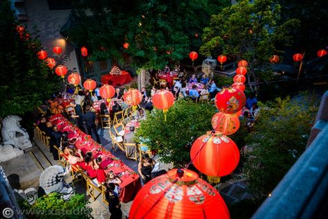 Asian Garden Party, Asian Inspired Wedding, Asian Garden, Catering Company, Museum Wedding, Los Angeles Wedding, Wedding Receptions, Wedding Los Angeles, Party Lights