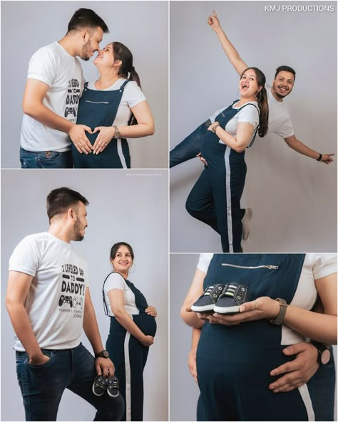 Maternity Shoot Dresses, Couple Maternity Poses, Indoor Maternity Photography, Maternity Props, Maternity Shoot Outfit, Maternity Picture Outfits, Maternity Studio Photoshoot, Indoor Photoshoot, Studio Maternity Photos