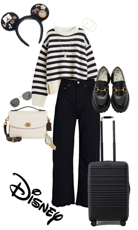 Subtle Disneyland Outfit- Classic Black & White outfit ideas | Disneyland Date Outfit, Club 33 Disneyland Outfit, Disneyland Tokyo Outfit, Disneyland Outfits Winter Christmas, Subtle Disney Outfits, Disney Park Outfit Winter, Disneyland Outfit Ideas Winter, Disneyland Paris Outfit Winter, Tokyo Disneyland Outfit