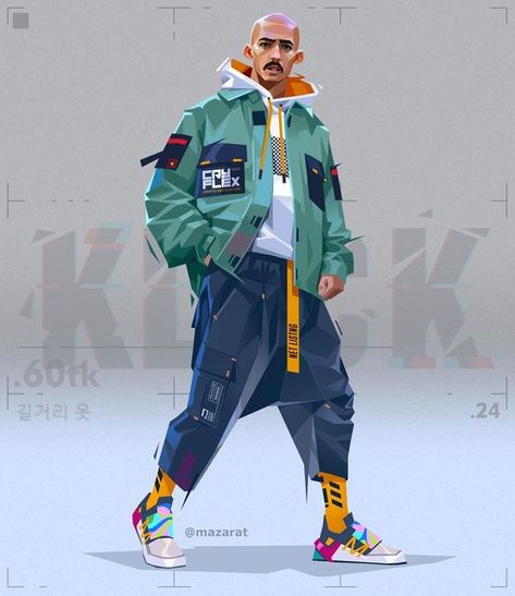 Azamat Khairov, Cyberpunk Streetwear, Surealism Art, Comic Book Drawing, Casual Art, Digital Fashion, Cyberpunk Fashion, Cyberpunk Character, Adventure Time Art