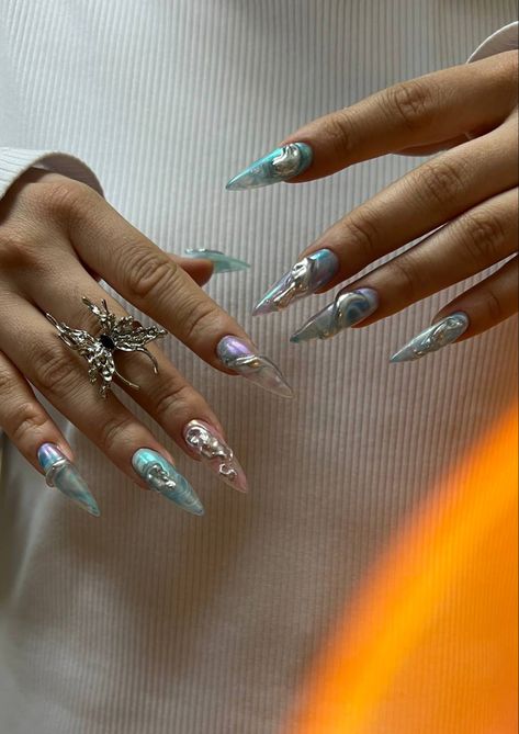 Grimes Nails, Grunge Nails, Nail Games, Nail Inspo, Mood Board, Nail Designs, Nails, Makeup, Beauty