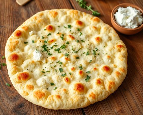 Easy Cottage Cheese Flatbread Recipe | 10 Min for Breakfast Ricotta Cheese Flatbread, Cottage Cheese Naan Bread, Cottage Cheese Dough, Cottage Cheese Flatbread Air Fryer, Cottage Cheese Pizza Dough, Baked Cottage Cheese Flatbread, Cottage Cheese Flatbread Pizza, Cottage Cheese Flat Bread Recipes, Pressed Cottage Cheese Recipes