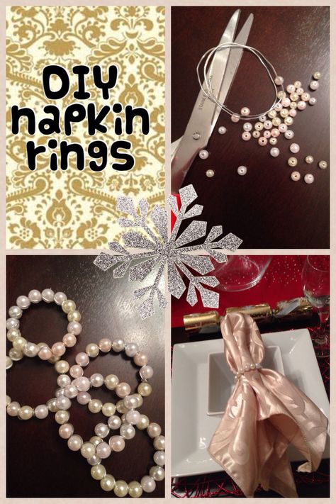 Napkin Ring Ideas, Diy Napkin Rings, Cincin Diy, Napkin Rings Diy, Napkin Rings Wedding, Christmas Napkin Rings, Diy Napkins, Nature Inspired Engagement Ring, Diy Ring