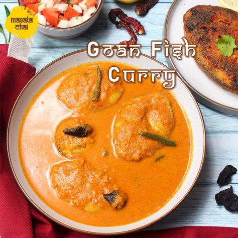 #goanfishcurry #fishcurry #goancuisine #goanrecipes #surmaifishcurry #authenticrecipe #masalachairecipe #masalachai Goan Curry Recipe, Goan Fish Curry Recipe, Goan Fish Curry, Chai Recipes, Masala Chai Recipe, Curry Masala, Fish Curry Recipe, Goan Recipes, Chai Recipe