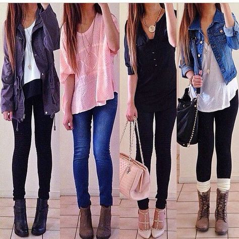 Follow me loves ill follow back xo brooklynn ♡ 2017 Outfits, Mode Casual, Back To School Outfits, Looks Vintage, Fall Winter Outfits, Outfits Casuales, School Outfits, Outfits For Teens, Teen Fashion