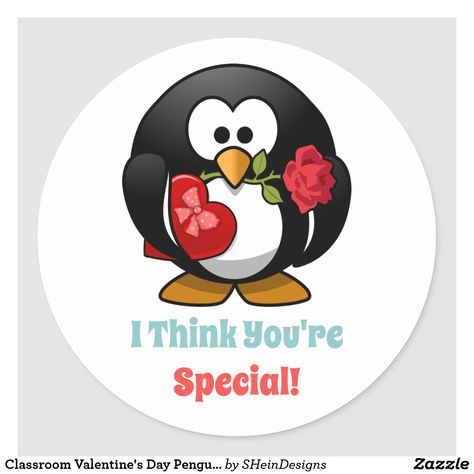 Love Notes For Kids, Penguin Heart, Classroom Stickers, Cute Classroom, Kids Valentines Day, Childrens Valentines, Kids Valentines, Kids Classroom, Classroom Valentine