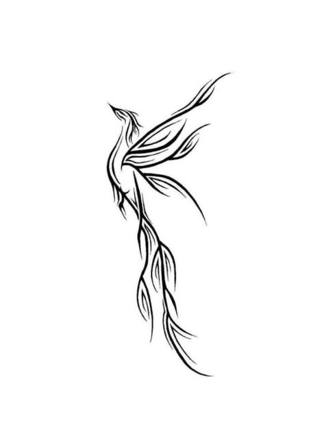 Single Line Phoenix Tattoo, Pheonix Tattoo For Women Simple, Phönix Tattoo Women Arm, Phoenix Minimalist Tattoo, Small Phoenix Tattoos Simple, Phoenix Neck Tattoo, Pheonix Tattoo Ideas Female, Phoenix Tattoo Minimalist, Tiny Phoenix Tattoo