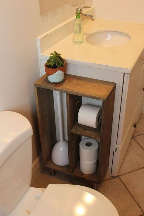 35 Toilet Storage Ideas to Organize Your Bathroom | Space-Saving Solutions 28 Bathtub Storage Ideas Shower Tub, Bathtub Storage Ideas, Toilet Storage Ideas, Cool Toilets, Bathtub Storage, 1920s Bungalow, Organize Your Bathroom, Toilet Storage, Space Saving Solutions