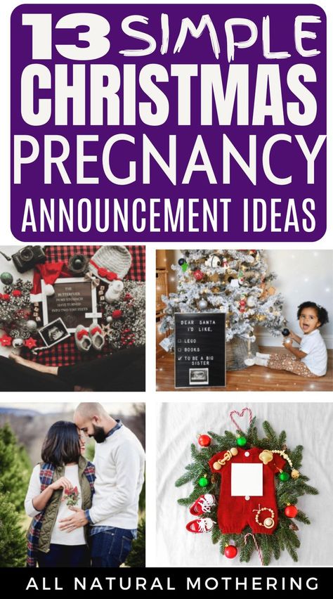 Ideas for Christmas pregnancy announcement photos to take as a couple, as a family, with siblings, with pets, or anything this holiday season. Baby announcement reveal ideas for xmas winter holiday time. Share the new gift of baby with family, friends, grandparents, and even on social media with these cute ideas. Christmas Time Baby Announcements, Pregnancy Announcement Photos Christmas, Big Brother Christmas Announcement, Christmas Baby Announcement Photoshoot, Winter Baby Announcement Ideas, Christmas Pregnancy Announcement Baby 2, Pregnancy Announcement Ideas For Husband, Baby Announcements Christmas, Baby Reveal Ideas To Parents