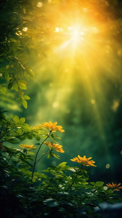 Sunlight outdoors nature flower | premium image by rawpixel.com / Ling Nature Forest Photography, Nature Wallpapers For Phone, Sun Rays Photography, Sun Rise Wallpaper Iphone, Peaceful Pictures Nature, Rising Sun Wallpaper Hd, Beautiful Flowers Photography Nature Pictures, Morning Images Photography, Sun Images Nature