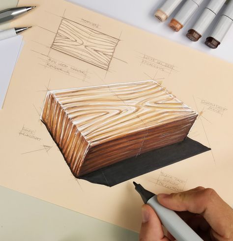 Design Sketches & Illustrations 2019 (Part 5) on Behance Texture Sketch, Interior Design Sketchbook, Rendering Techniques, Interior Design Renderings, Interior Architecture Drawing, Interior Design Drawings, Texture Drawing, Interior Design Sketches, Architecture Design Sketch