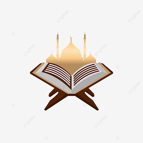 Quran Png Logo, Quran Logo Design, Quran Icon, Quran Logo, Quran Vector, Islamic Design Graphic, Quran Design, Praying Muslim, Mosque Logo