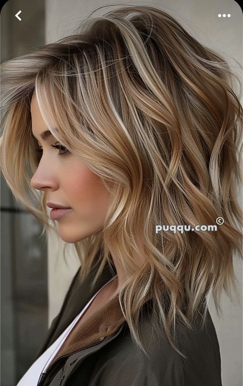 Long Hairstyles Blonde, Warm Blond, Layered Lob, Fall Blonde Hair, Hair Tricks, Blond Balayage, Fall Blonde, Caramel Highlights, Fun Hair