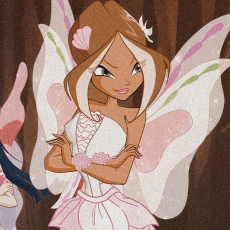 flora aesthetic winx club fairy pastel aesthetic Flora Aesthetic Winx Club, Aesthetic Winx Club, Flora Aesthetic, Wind Club, Flora Winx Club, Winx Fairy, Aesthetic Profile Picture, Aesthetic Profile, Winx Club