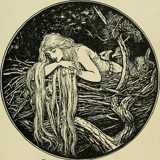 Image from page 122 of "The crimson fairy book" (1903) | Flickr Andrew Lang, Eagle Nest, Walter Crane, 동화 삽화, Antique Gifts, Fairy Book, Arte Inspo, Arte Popular, Folk Tales